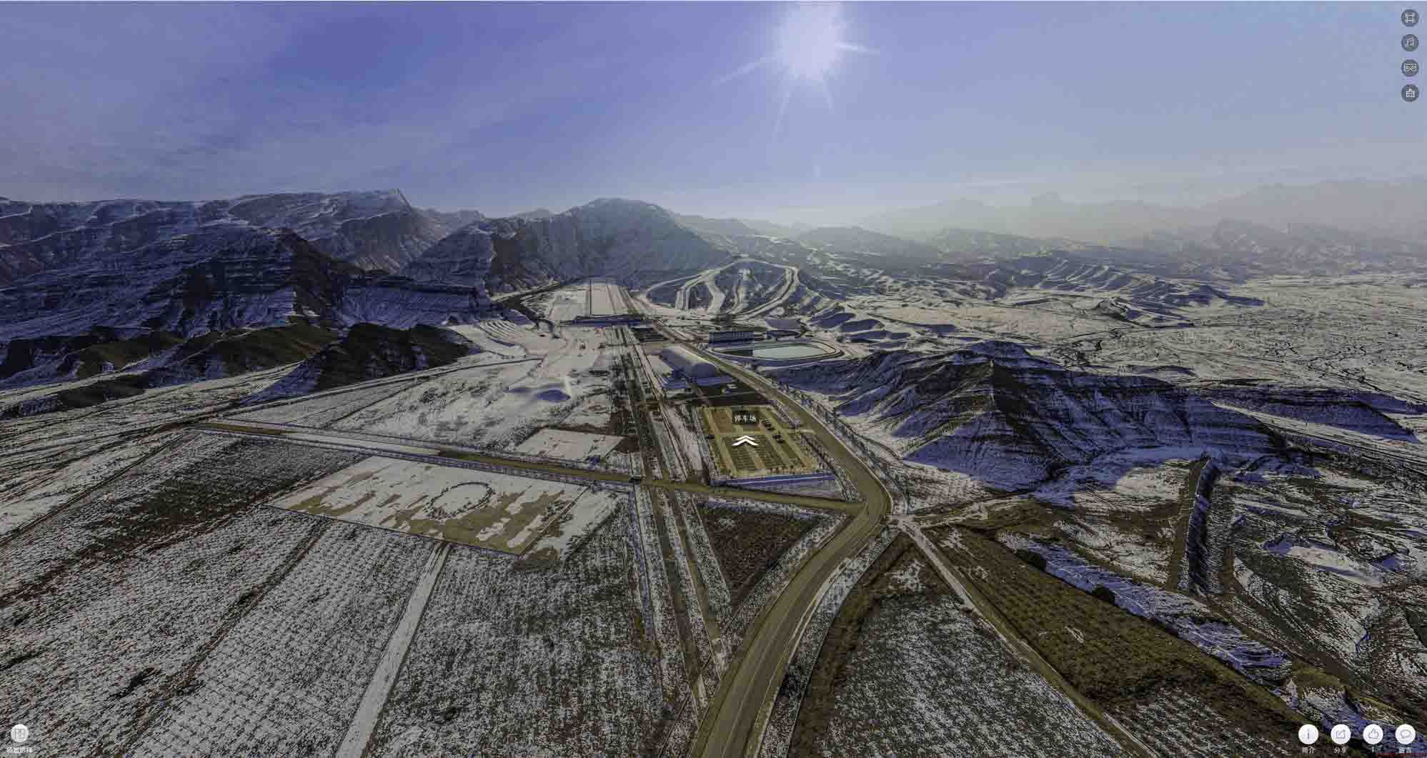 峰峰矿720全景技术：开启全方位视觉新纪元——在手绘地图中的应用探索